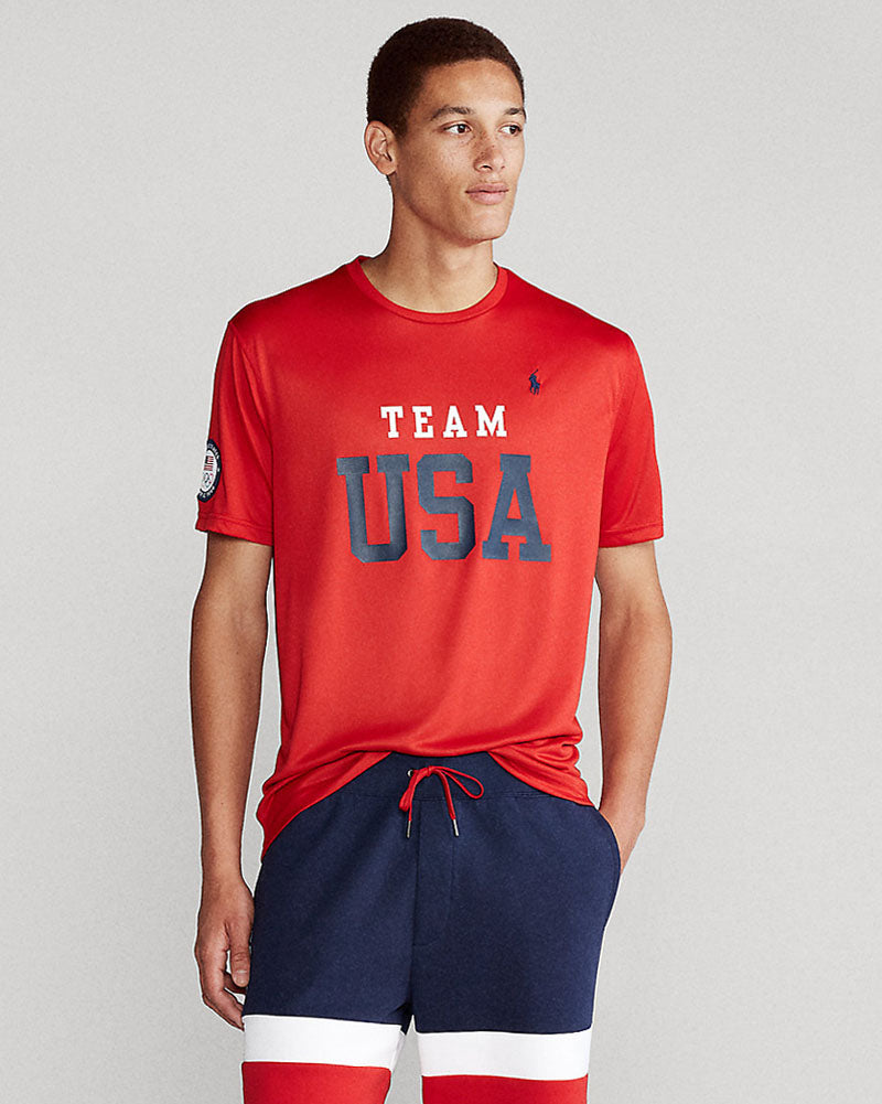 Exclusive USA Team Crew Shirt - Red