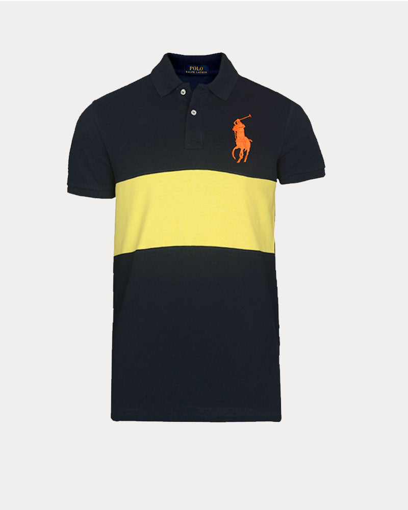 Premium Contrast Panel Big Pony Polo - B-L