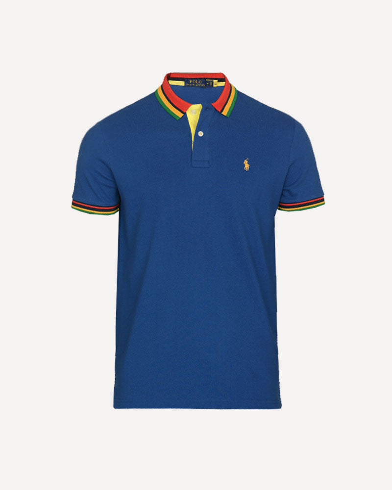 Premium Multi Collar Polo Shirt - Royal Blue