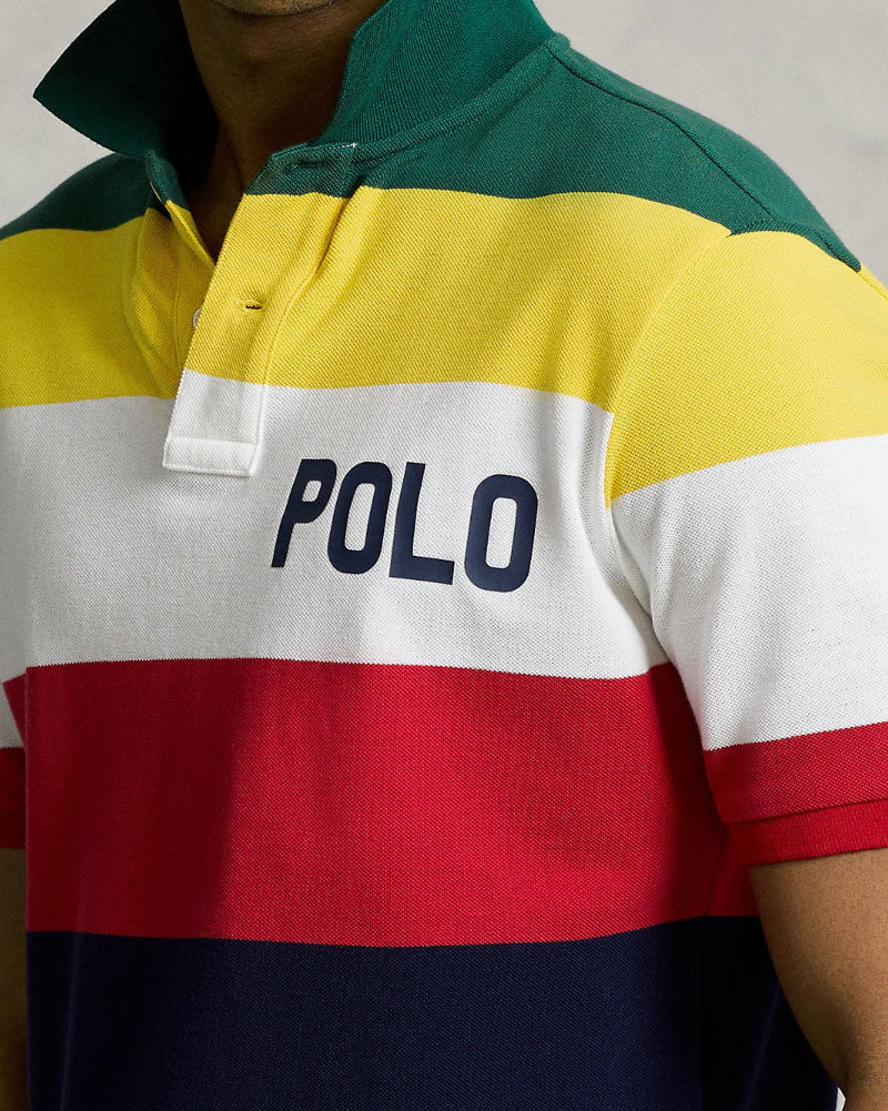 Premium Multi Color Polo Shirt - G-L-W-R-B