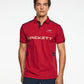 Premium HKT Contrast Polo - Red