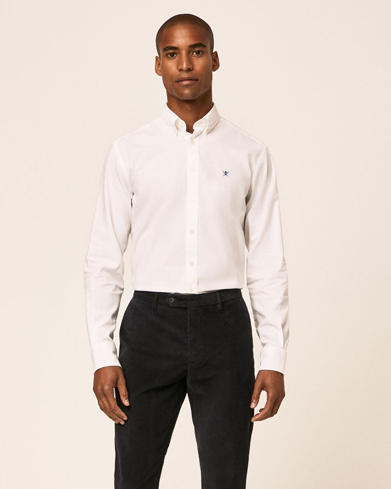 HKT Iconic Oxford Shirt - White