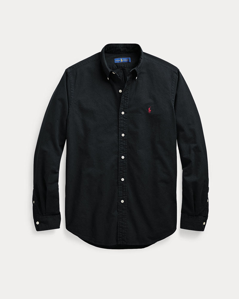 Iconic Pony Oxford Shirt - Black