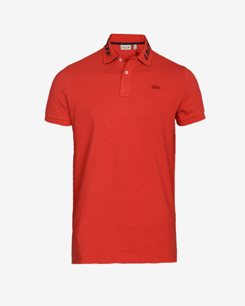 Premium L-C-S-T Collar Design Polo - Red