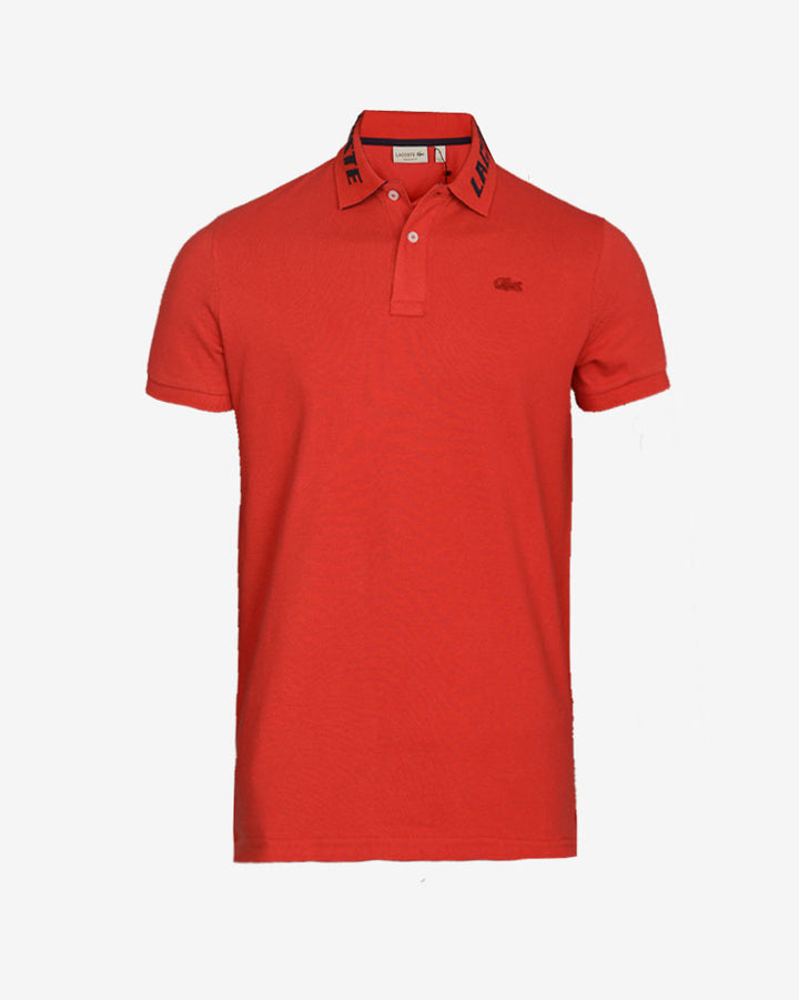 Premium L-C-S-T Collar Design Polo - Red