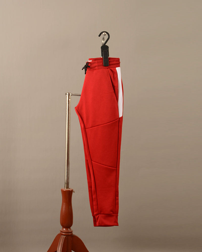 Dry Fit Ankle Length Jogger Pants - Red