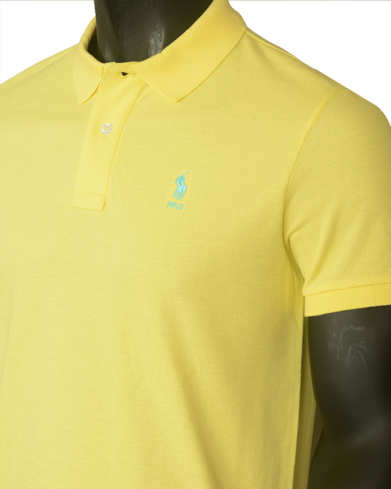 Iconic Basic Pony Polo Shirt - Lime