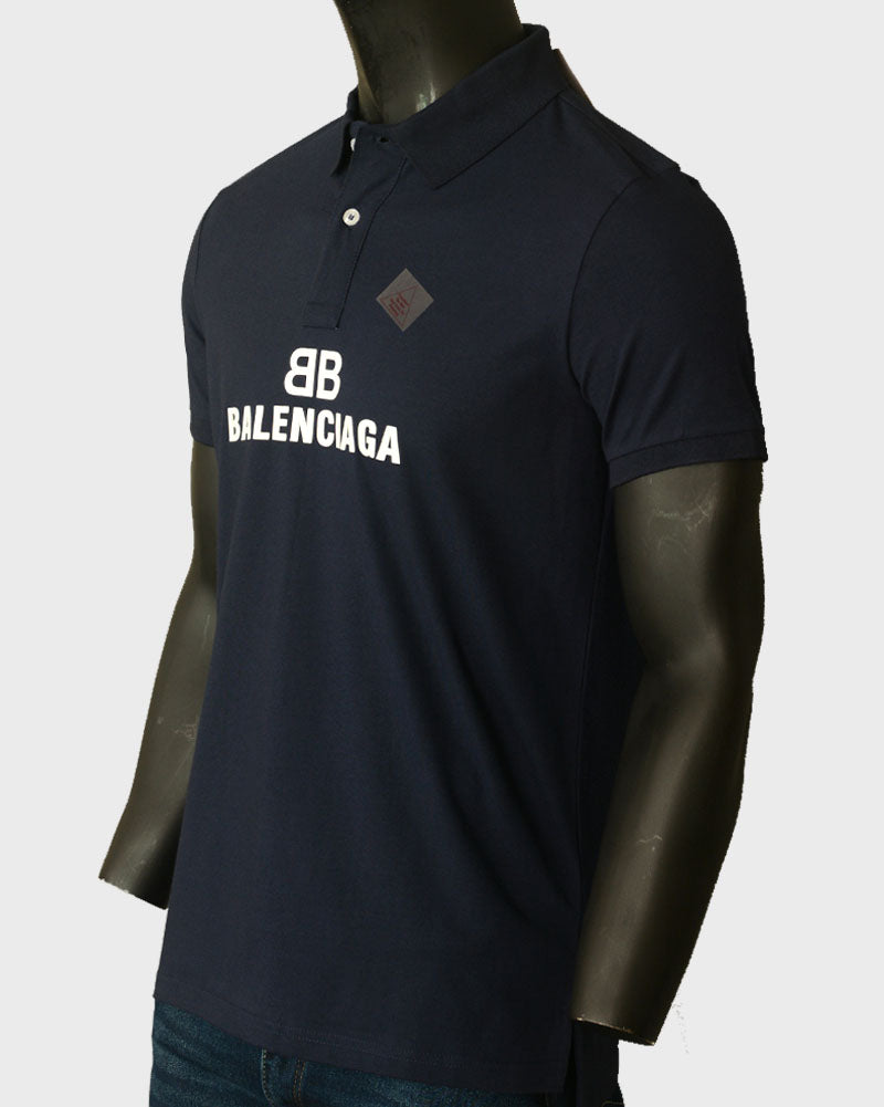 Premium Edition B-L-C-G Polo - Navy Blue