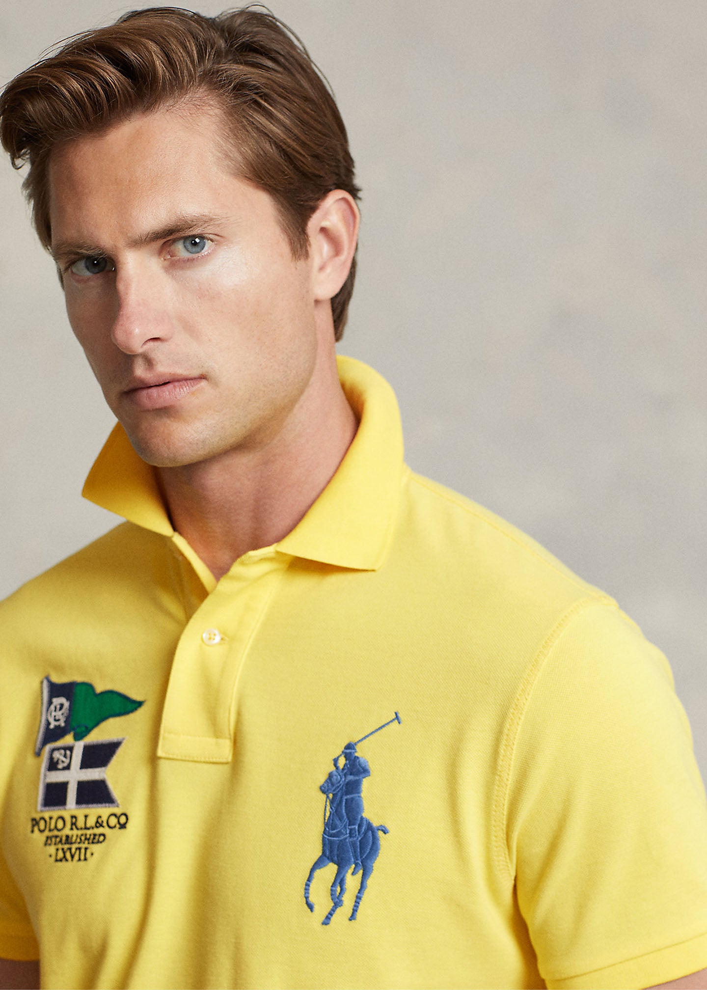 Premium Big Pony Motives Polo Shirt - Lime