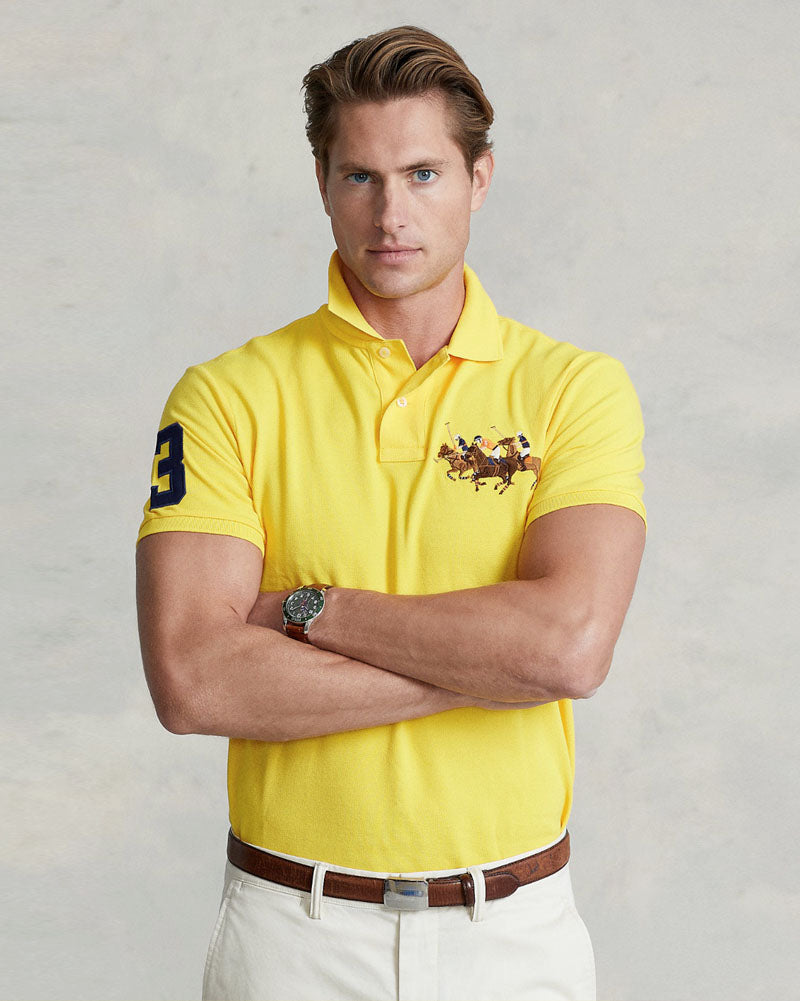 Exclusive Three Pony Polo Shirt - Lime