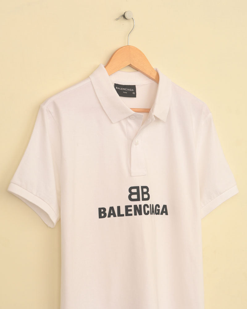 Premium Edition B-L-C-G Polo - White