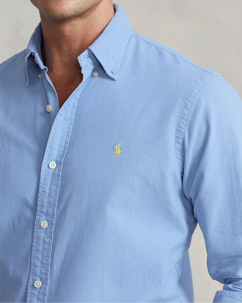 Iconic Pony Oxford Shirt - Sky Blue