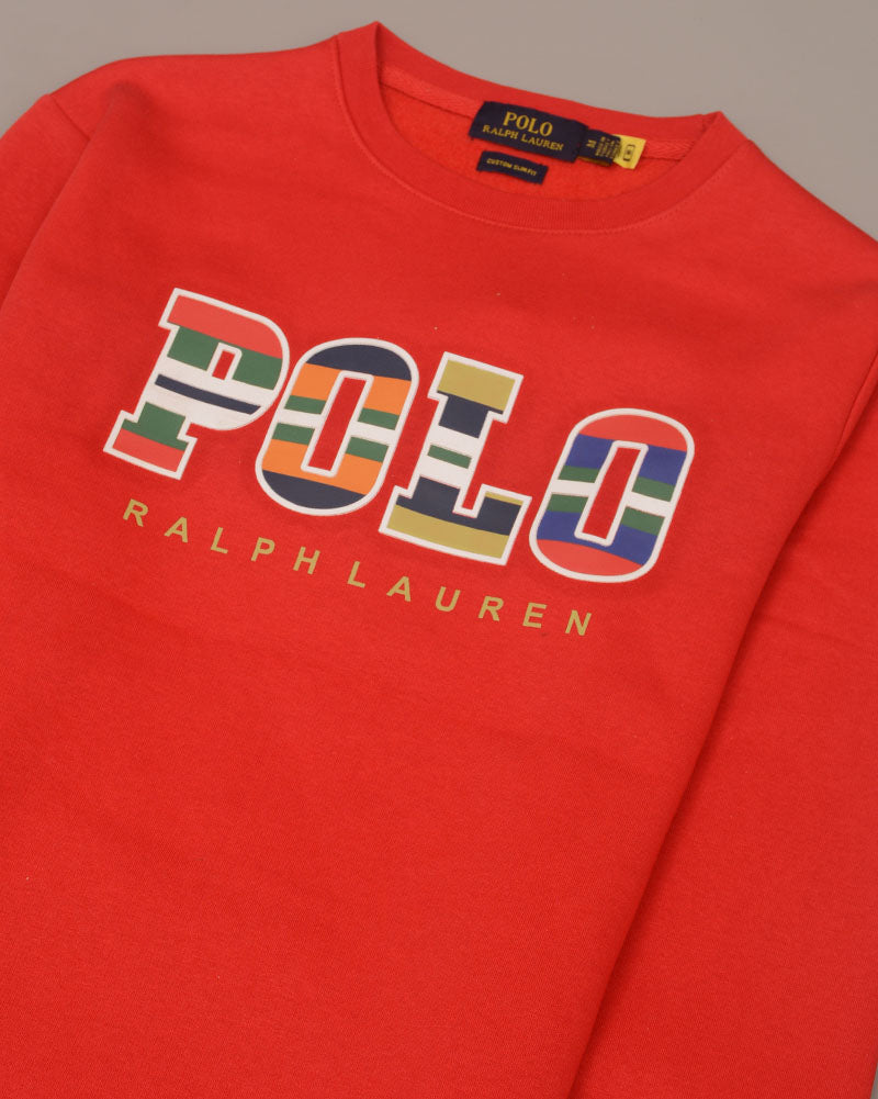 Premium Multi Polo Sweat - Red