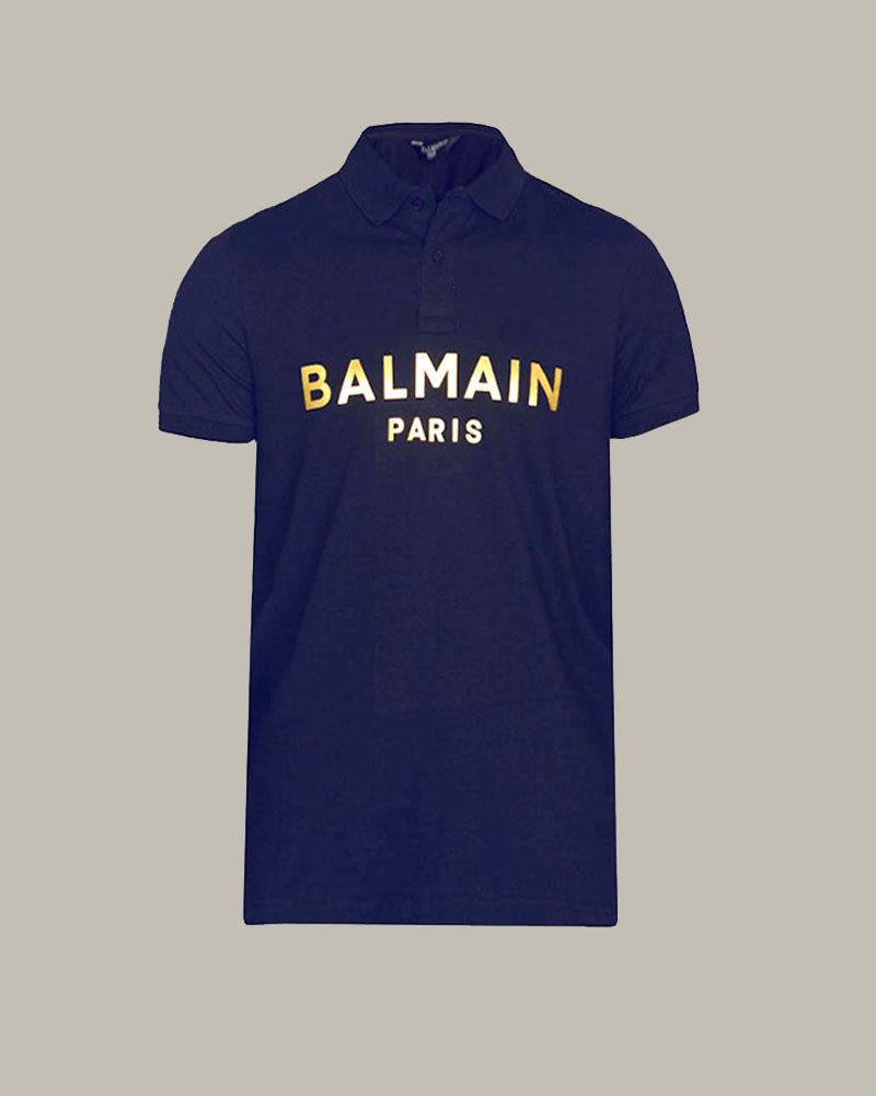 Premium Edition B-L-M-N Polo - Navy Blue