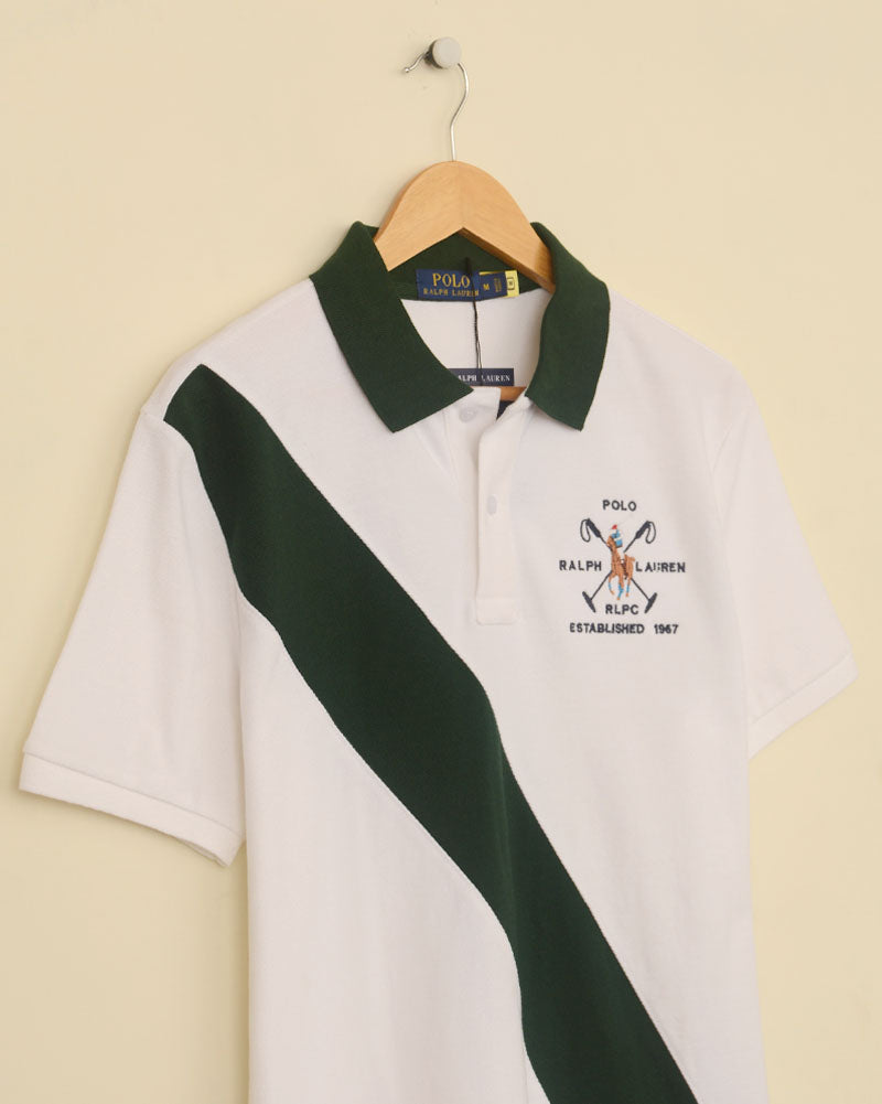 Premium Cross Panel Polo Mid Pony - W-G