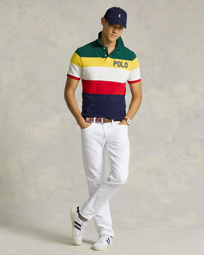 Premium Multi Color Polo Shirt - G-L-W-R-B