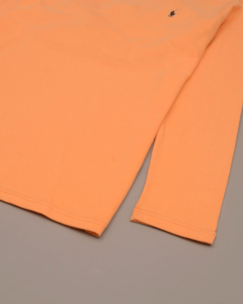Polo Full Sleeve T-Shirt - Orange