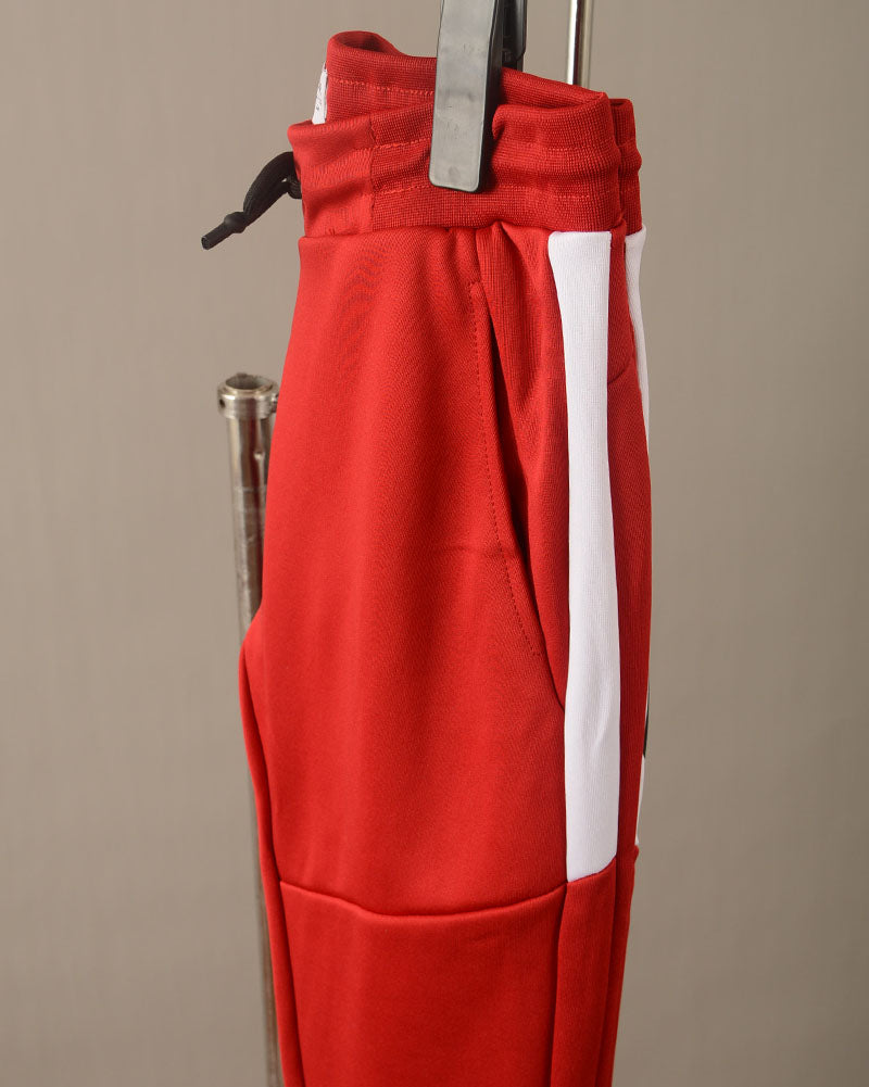 Dry Fit Ankle Length Jogger Pants - Red