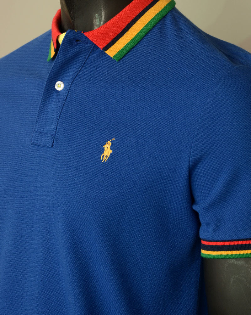 Premium Multi Collar Polo Shirt - Royal Blue
