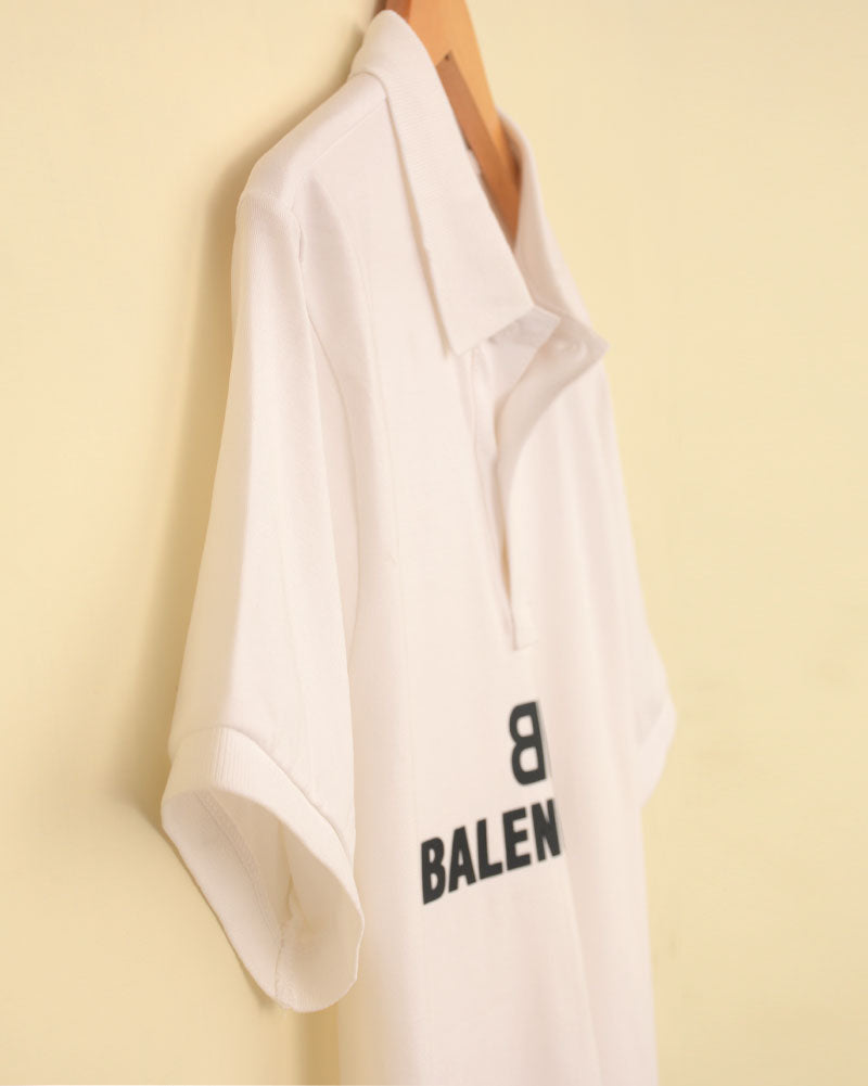 Premium Edition B-L-C-G Polo - White