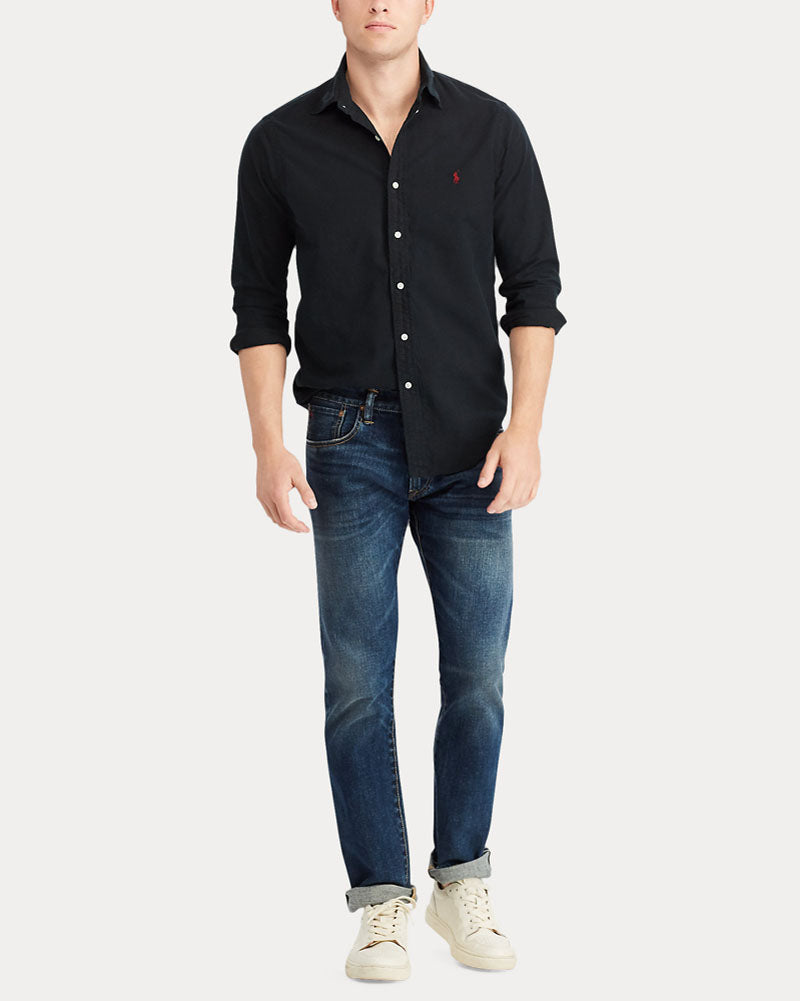 Iconic Pony Oxford Shirt - Black