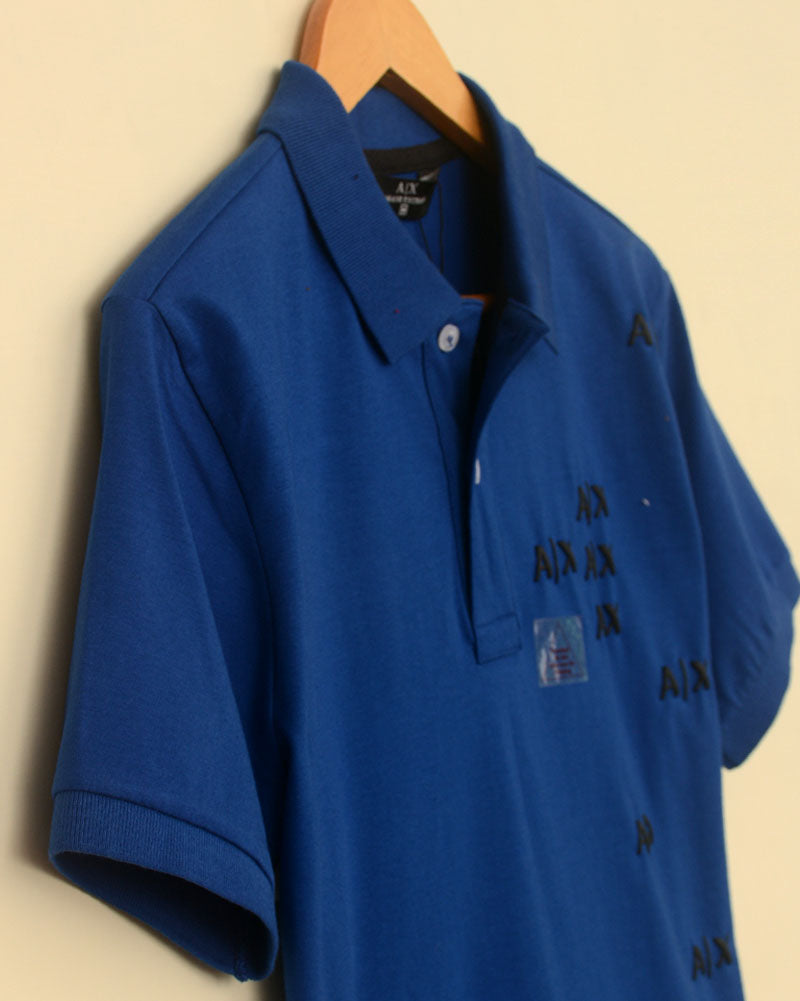 Premium Edition A/X Polo Shirt - Royal Blue