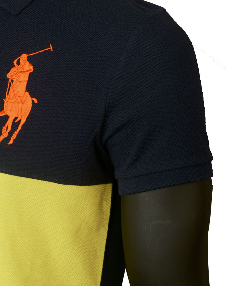 Premium Contrast Panel Big Pony Polo - B-L