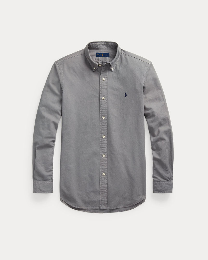 Iconic Pony Oxford Shirt - Grey