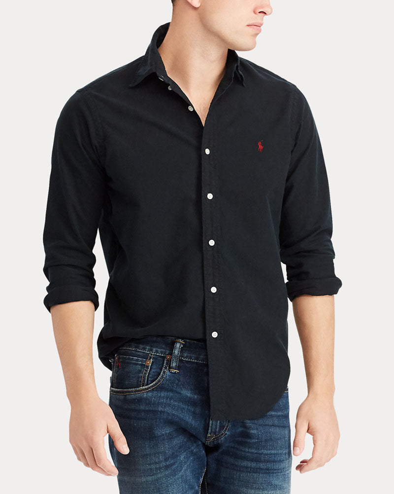 Iconic Pony Oxford Shirt - Black