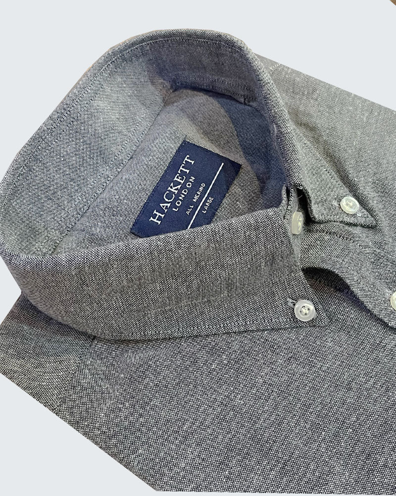 HKT Iconic Oxford Shirt - Gray
