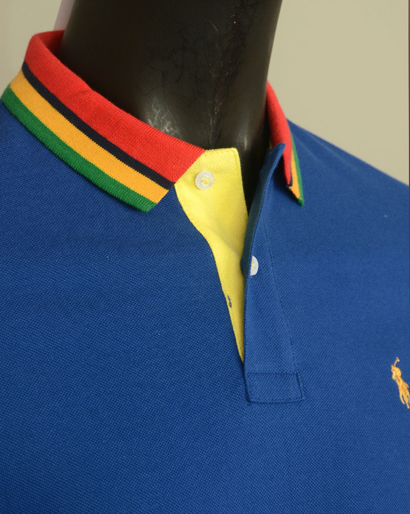 Premium Multi Collar Polo Shirt - Royal Blue