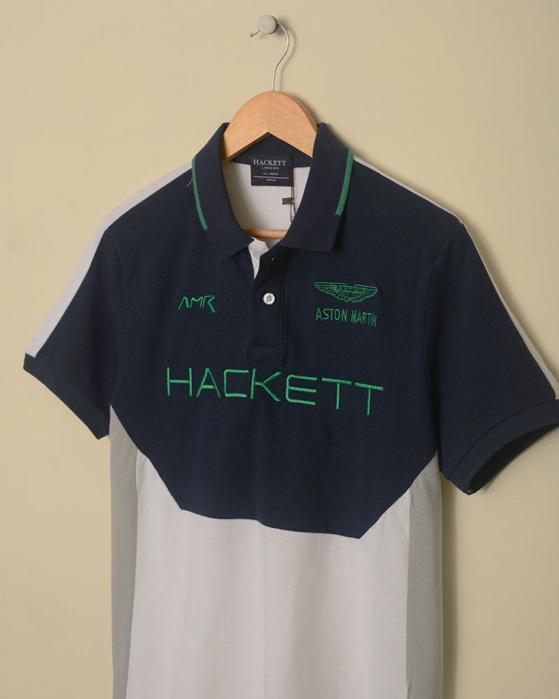 Exclusive HKT Panel Polo - B-W-G