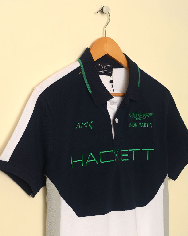 Exclusive HKT Panel Polo - B-W-G