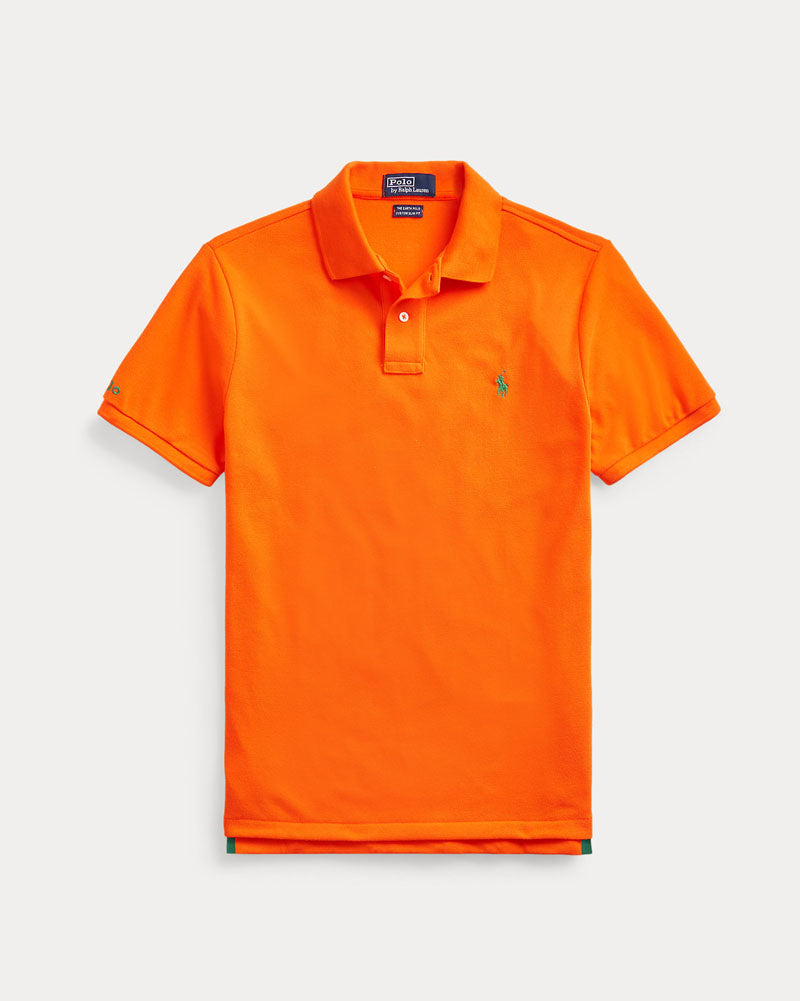 Iconic Mesh Polo - Orange – 7degree